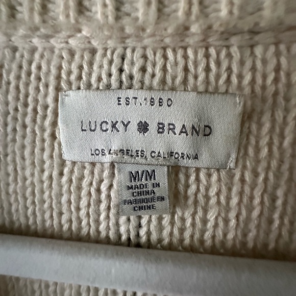 Ivory Open-Front Knit Cardigan - Picture 6 of 6